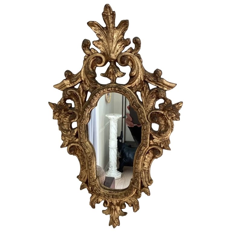  ornate gilded mirror