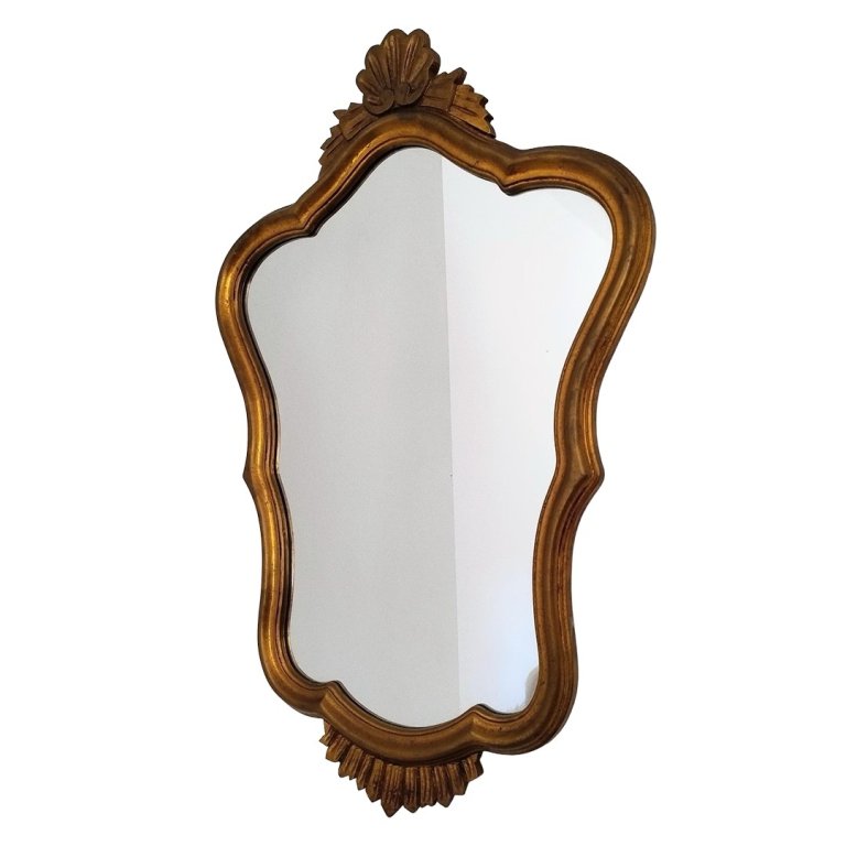  wavy gilded mirror