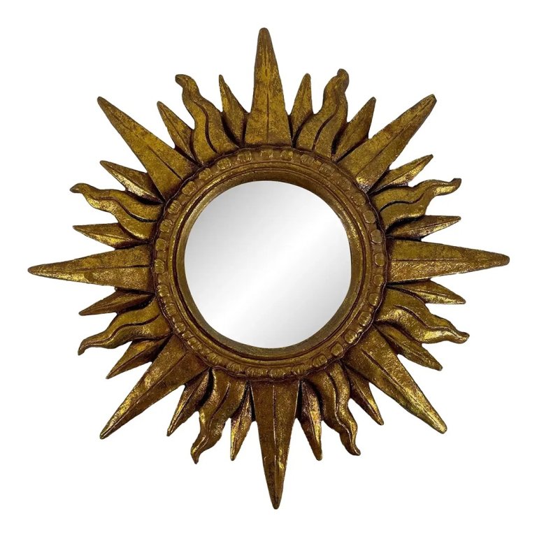  gilded starburst mirror