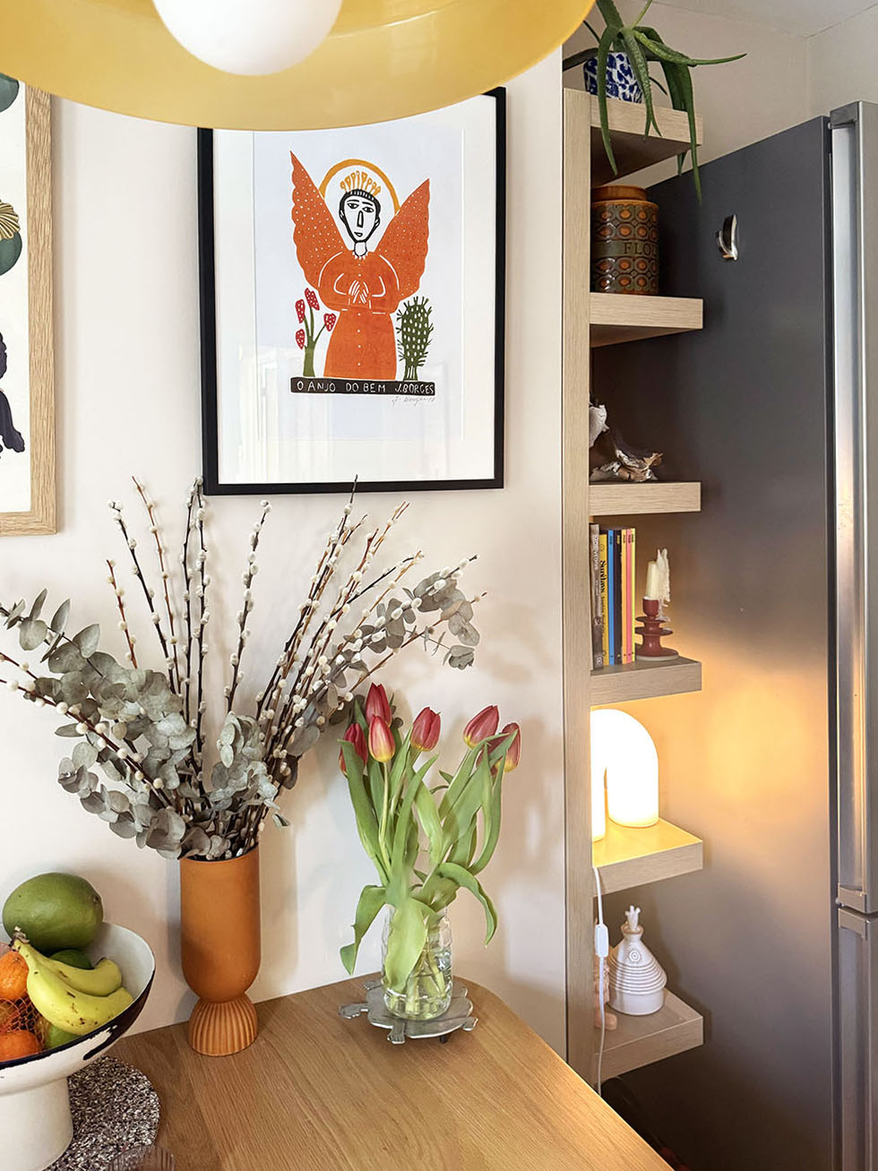 IKEA lack shelf in fridge gap