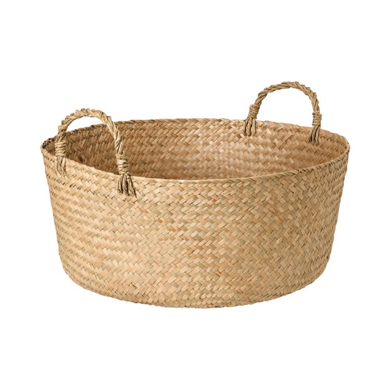  woven basket with handles