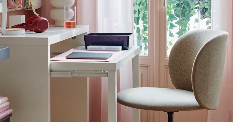 This New IKEA Desk Lets You Squeeze an Office in Pretty Much