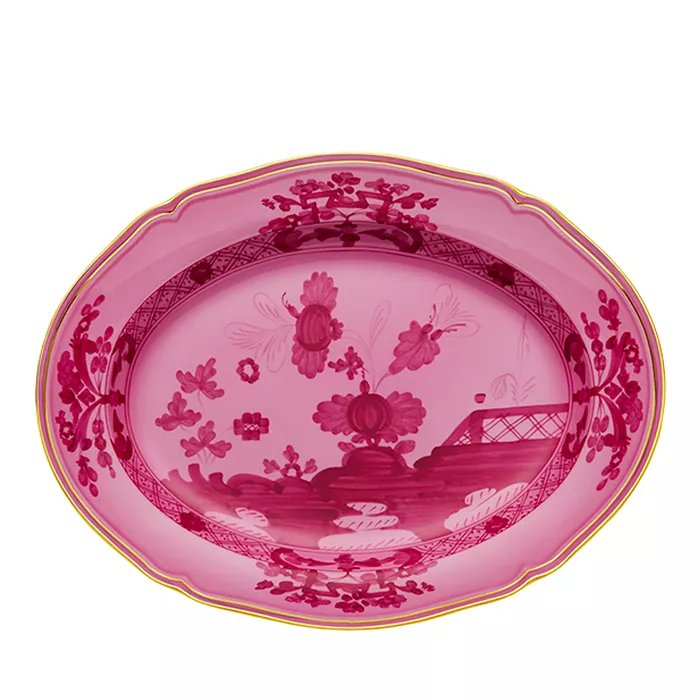  two-tone pink platter