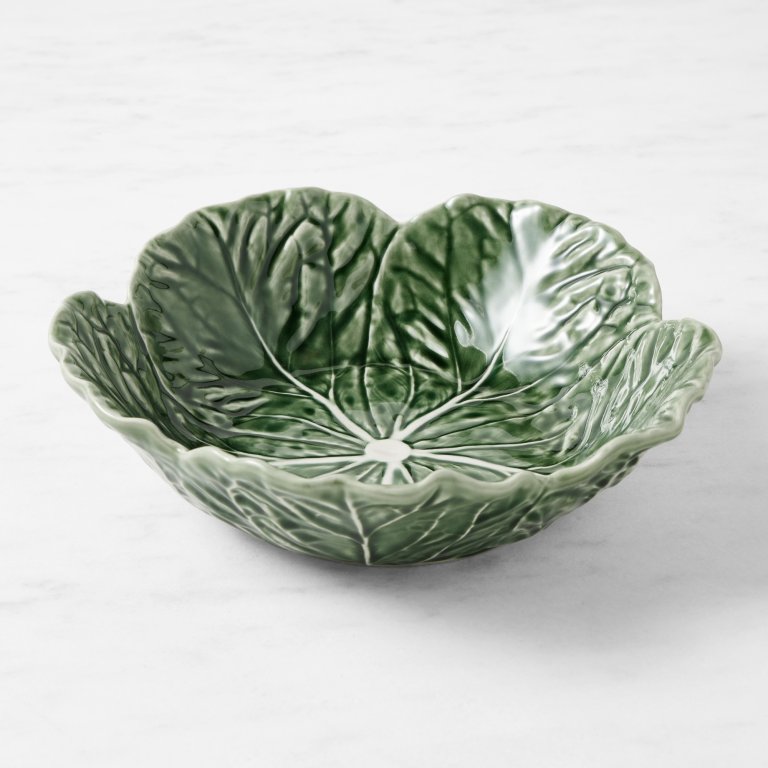  cabbage ceramic serving bowl