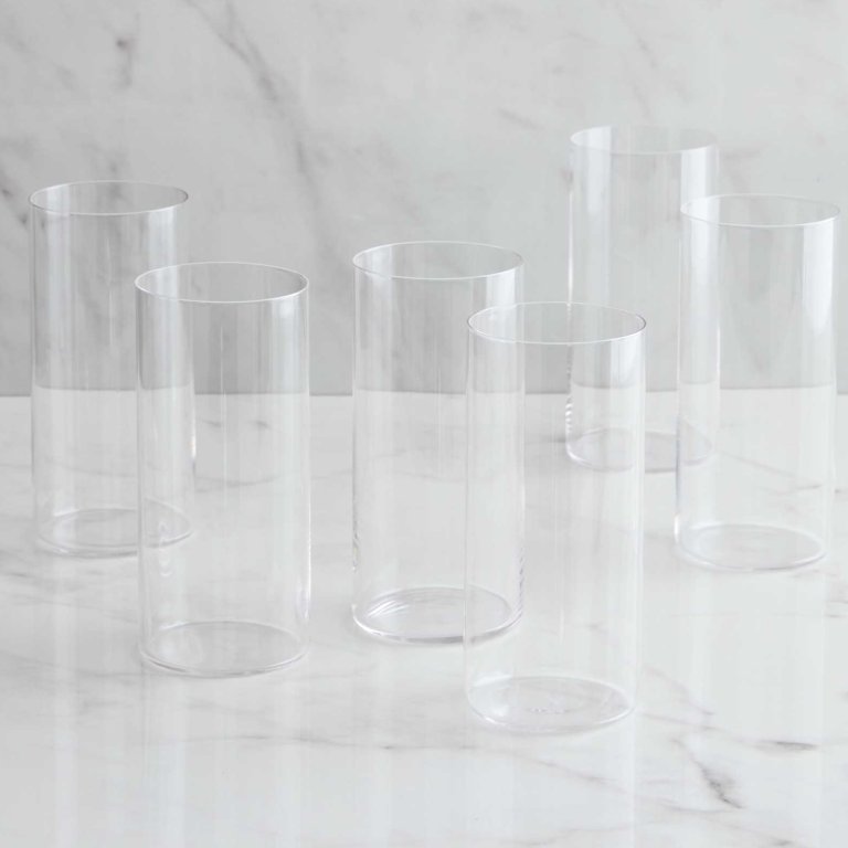  simple crystal tumbler glasses