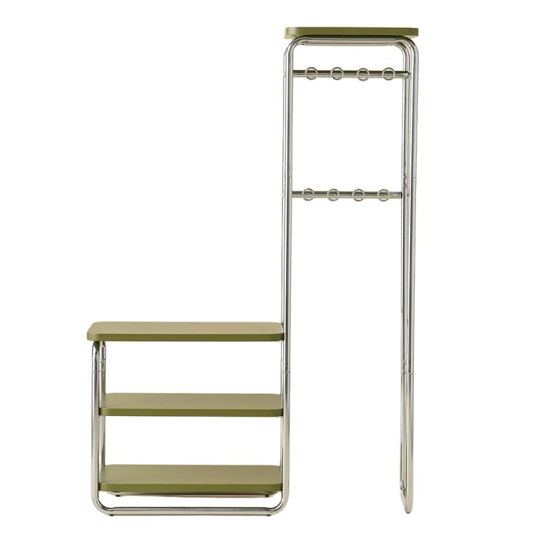  green and metal entryway-in-a-box