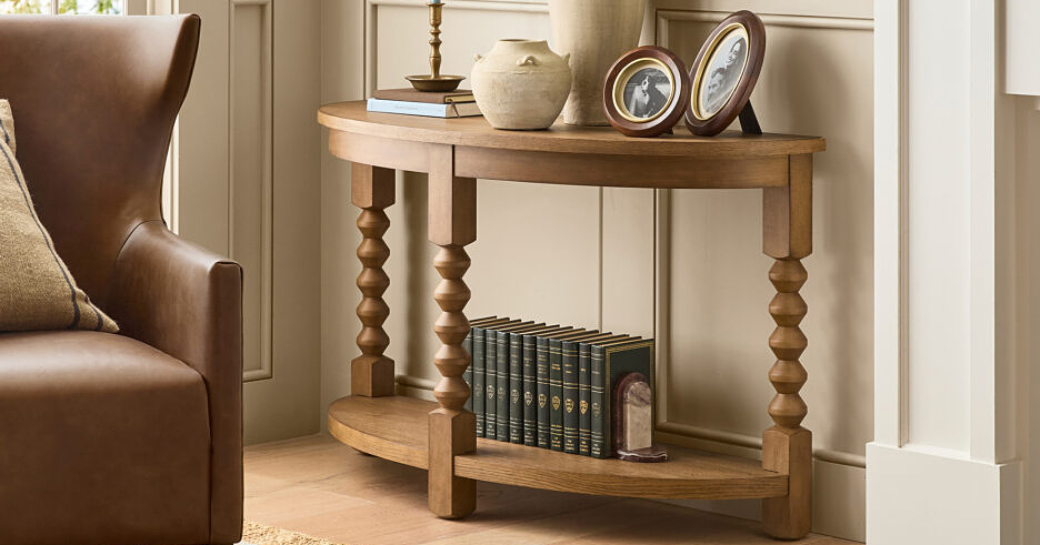 9 Demi-Lune Tables for That Weird Spot You’ve Never Known What to Do With