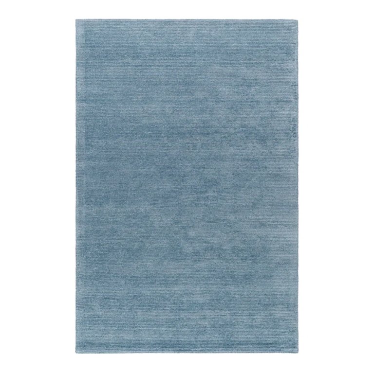 solid light blue rug
