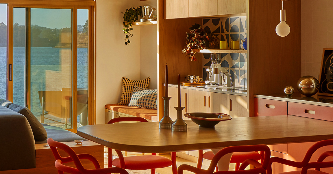 Before & After: A Houseboat Gets the Bauhaus Treatment