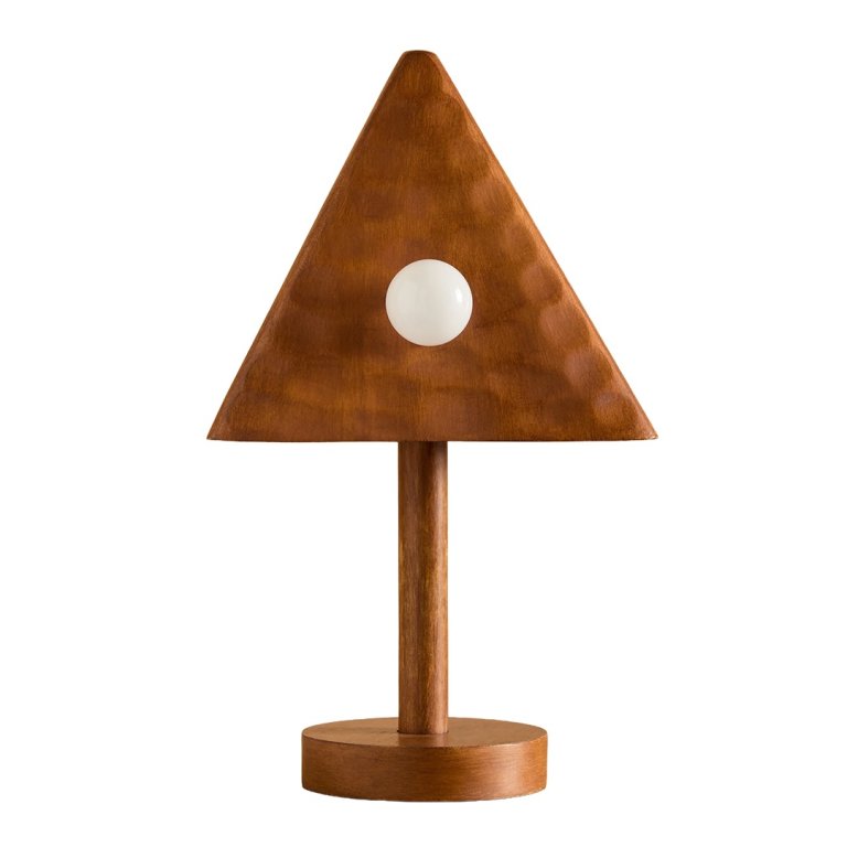 triangle shaped lamp