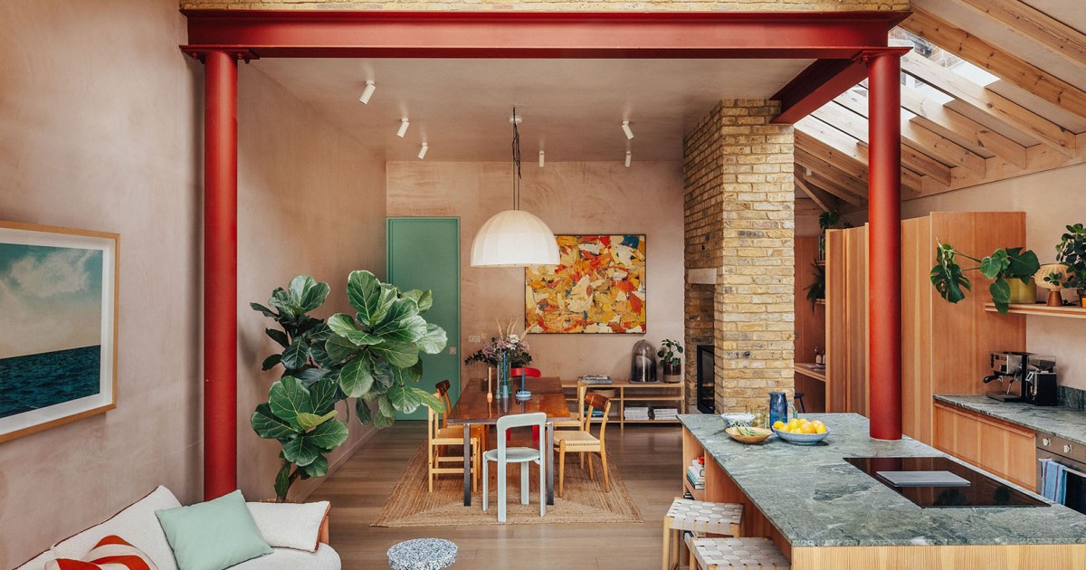 This Easy Decorating Trick Turns Structural Eyesores Into Colorful Focal Points