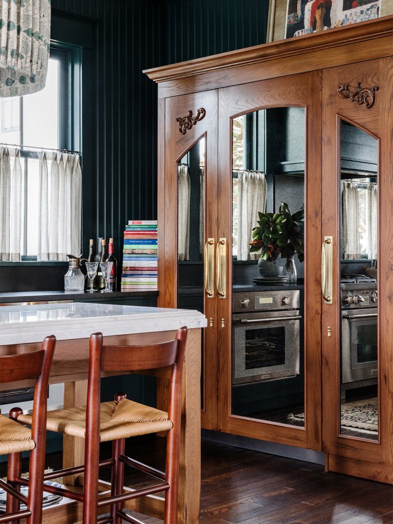 This Florida Kitchen’s Armoire Opens to a Hidden Fridge and a Secret Pantry