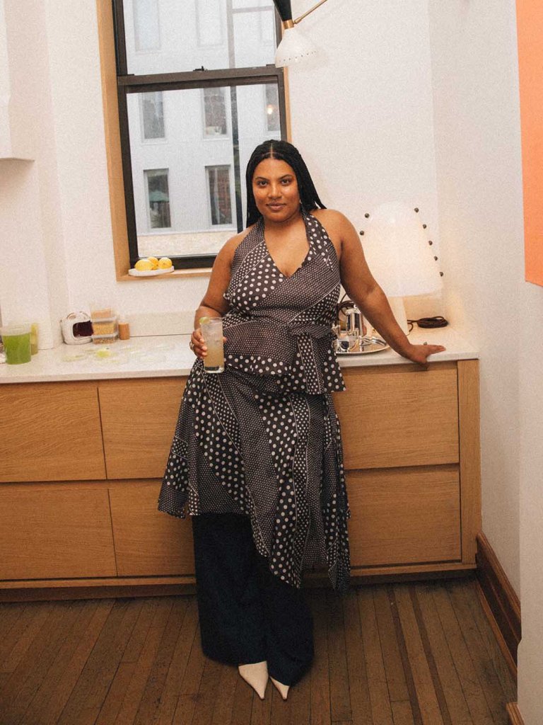 Tara Thomas in kitchen