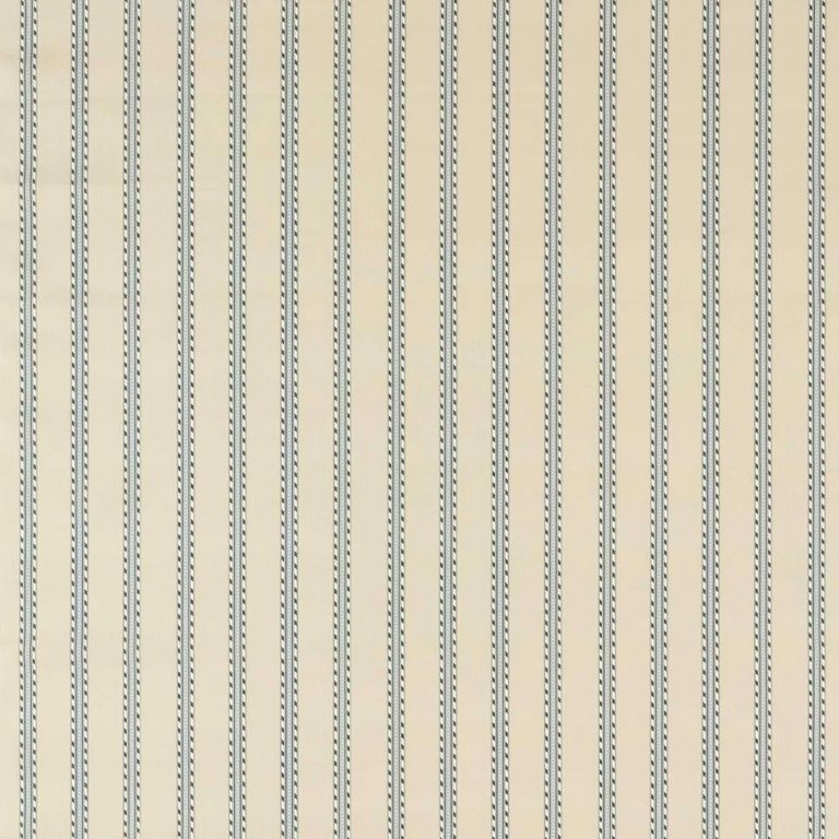blue and cream striped fabric