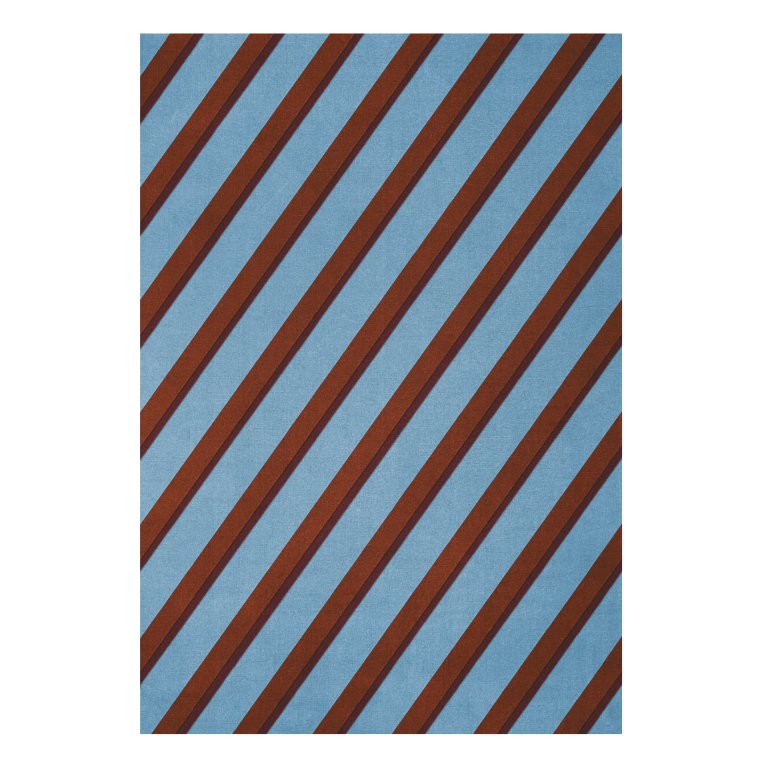 diagonal striped rug