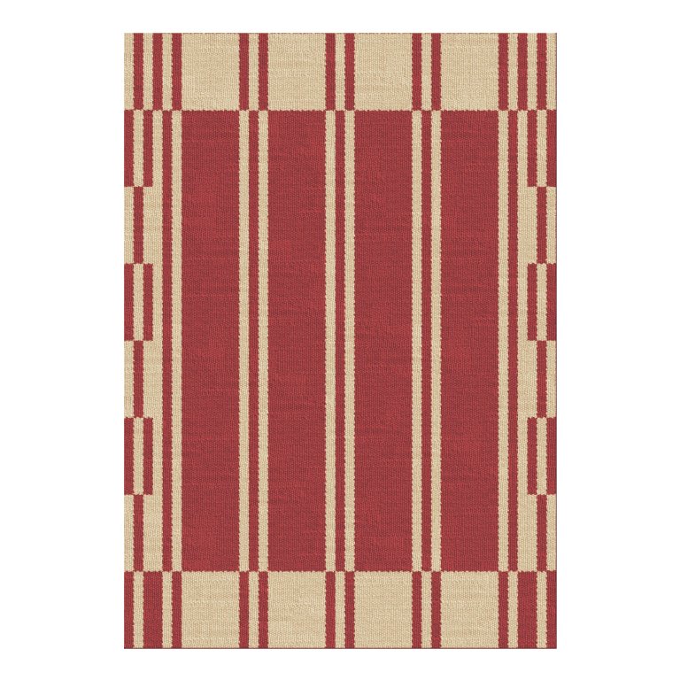 mixed stripes rug