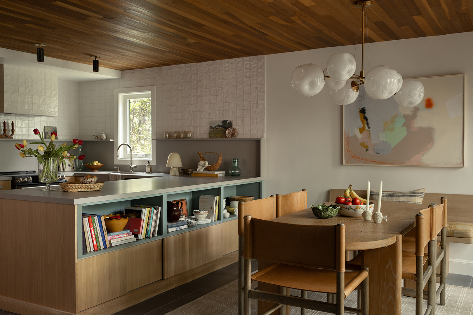 dining room next to kitchen