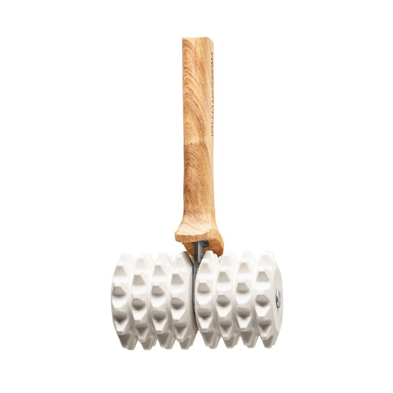dough docker with olivewood handle