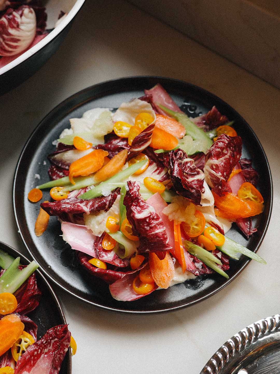 bitter lettuces salad