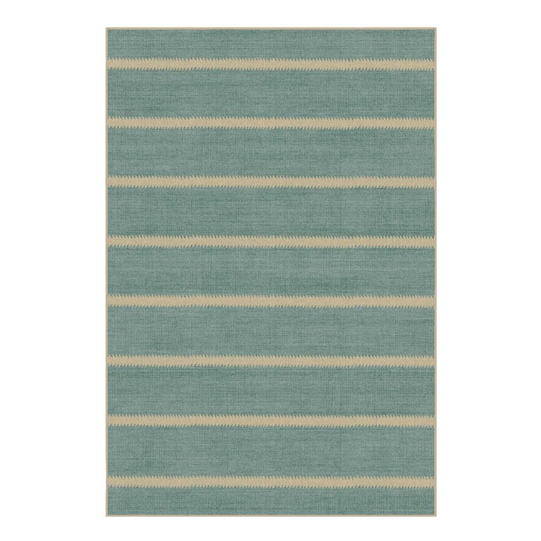 striped rug