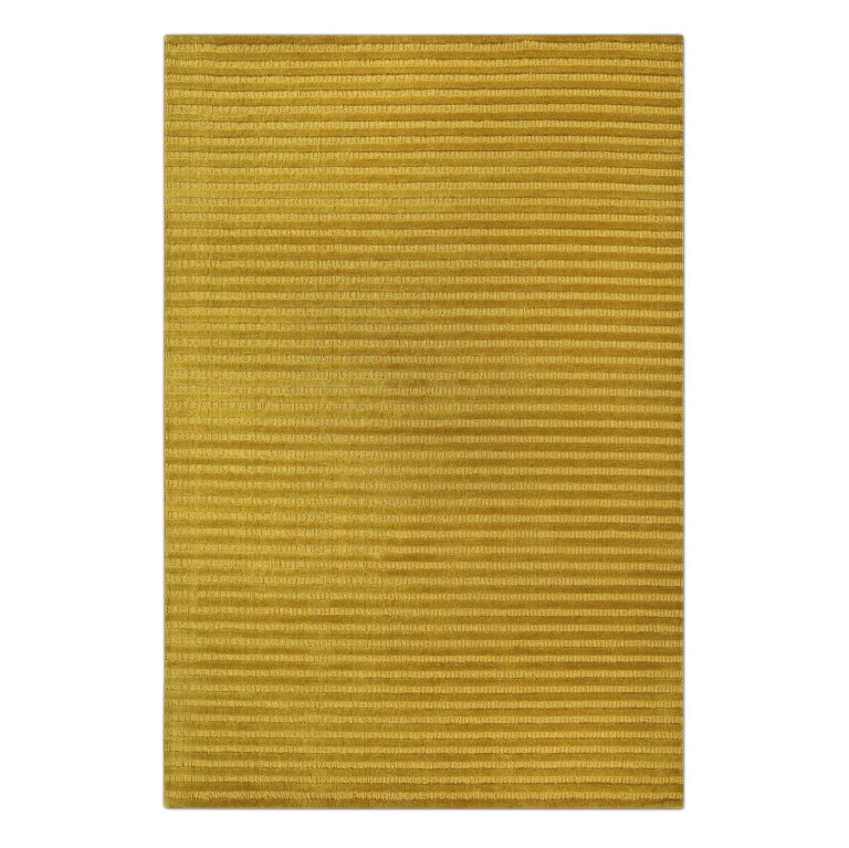 yellow on yellow striped rug