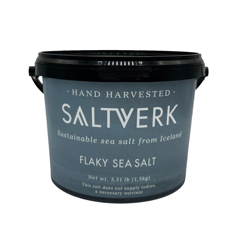 bucket of sea salt