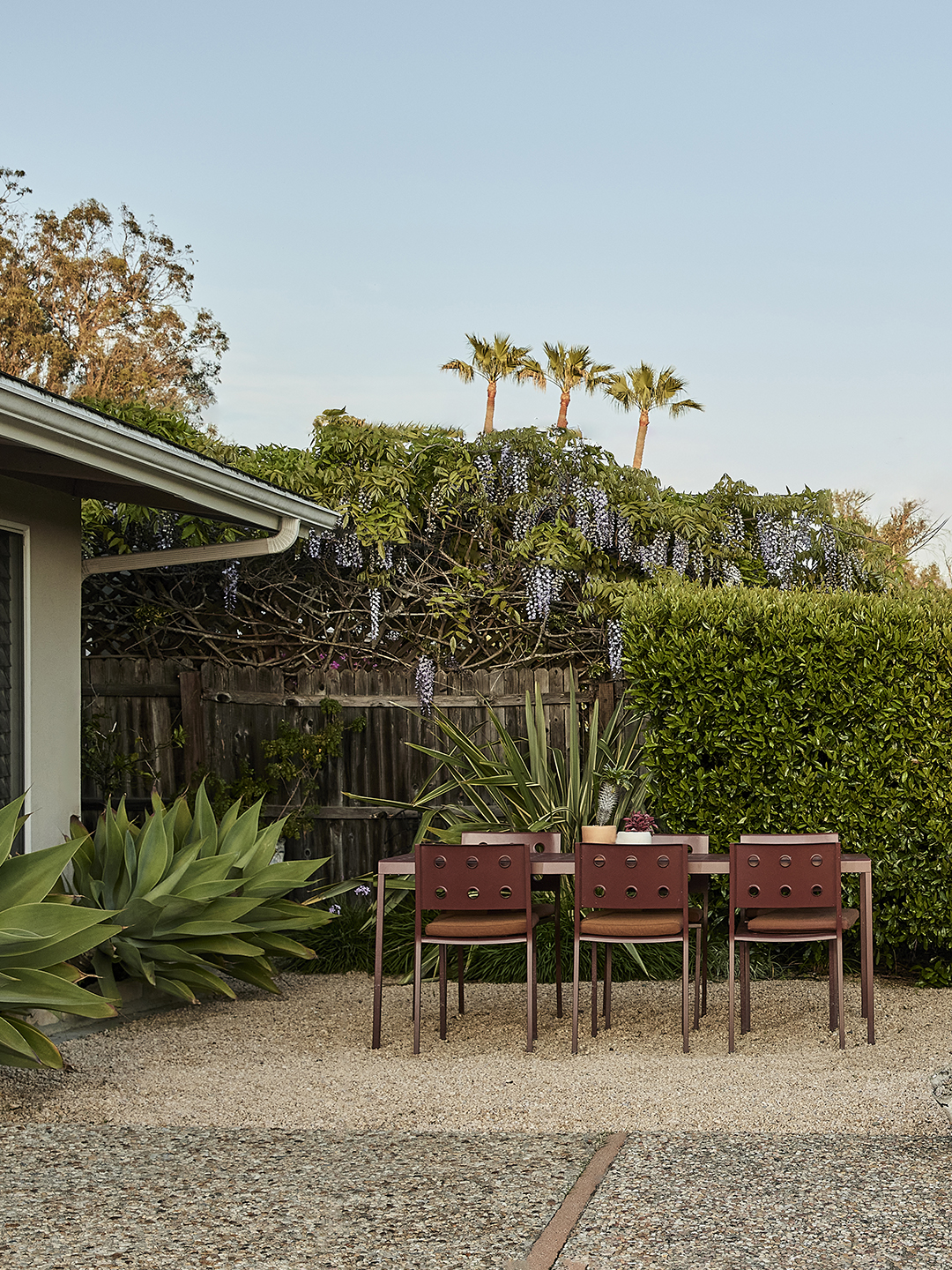 outdoor dining area