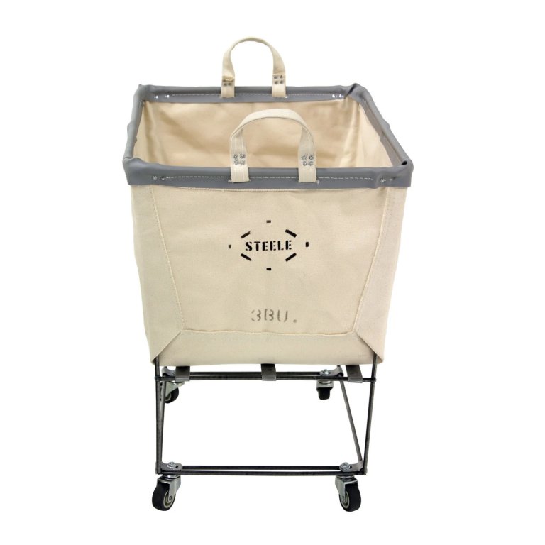 canvas laundry cart