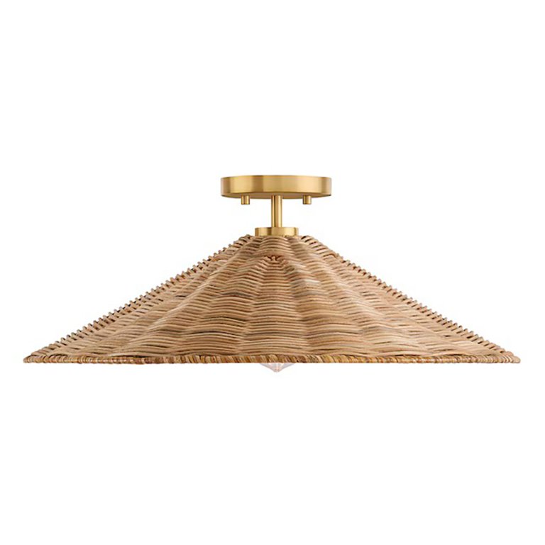wicker pendant