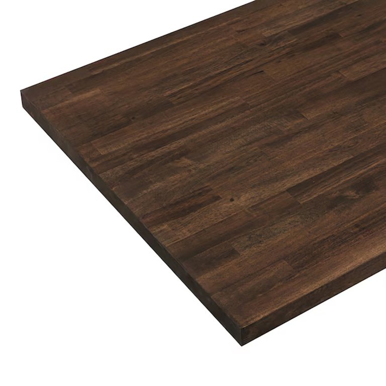 dark wood butcher block