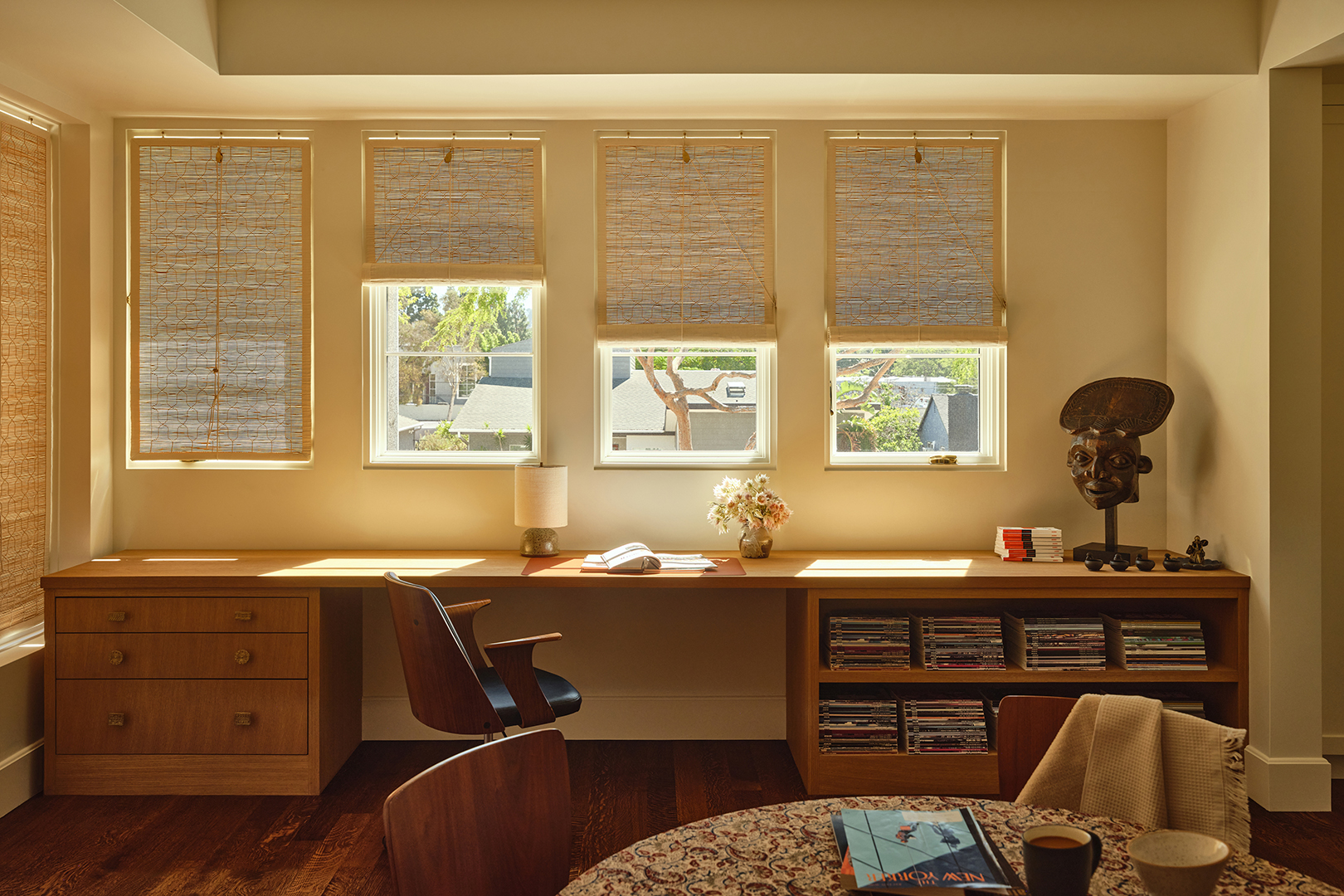 office with several windows
