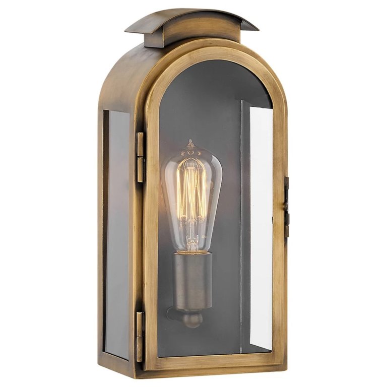 brass outdoor lantern