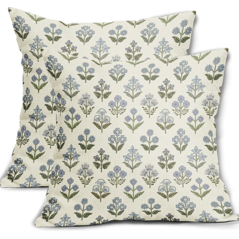 floral pillows