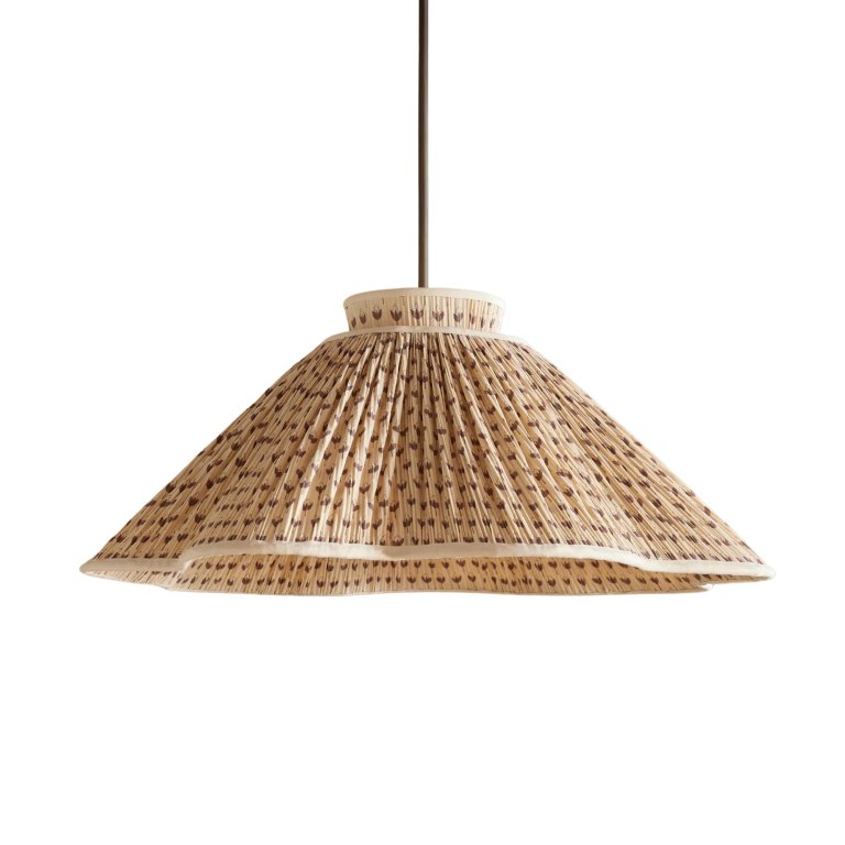 ruffled pendant