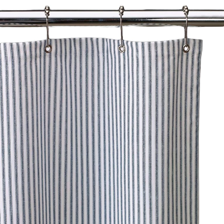 striped shower curtain