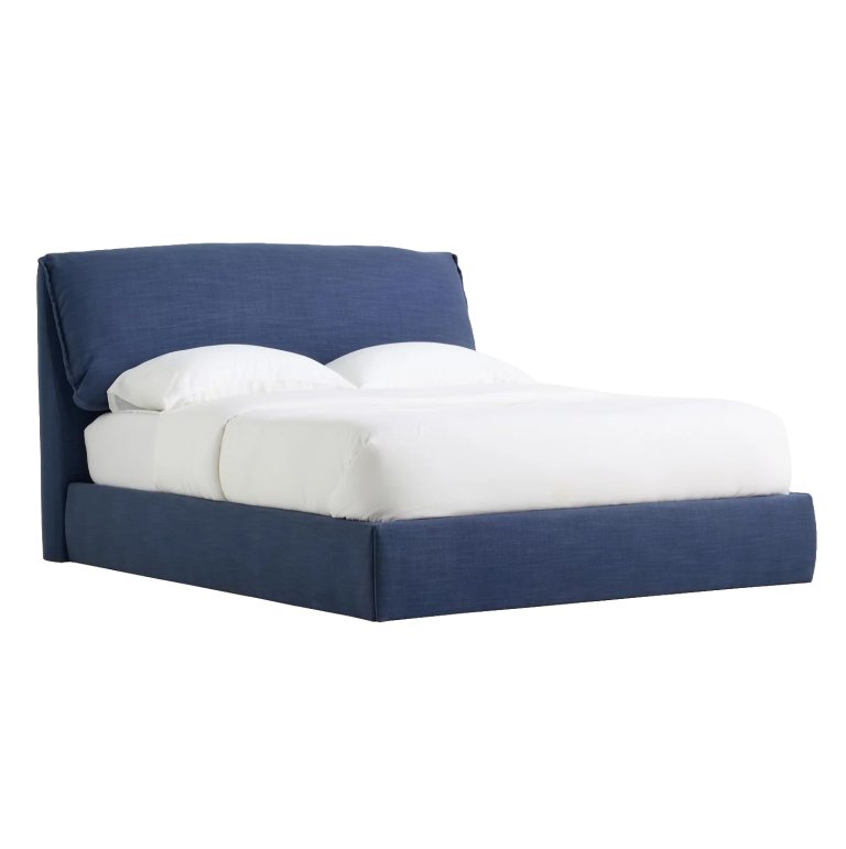 dark royal blue bed frame