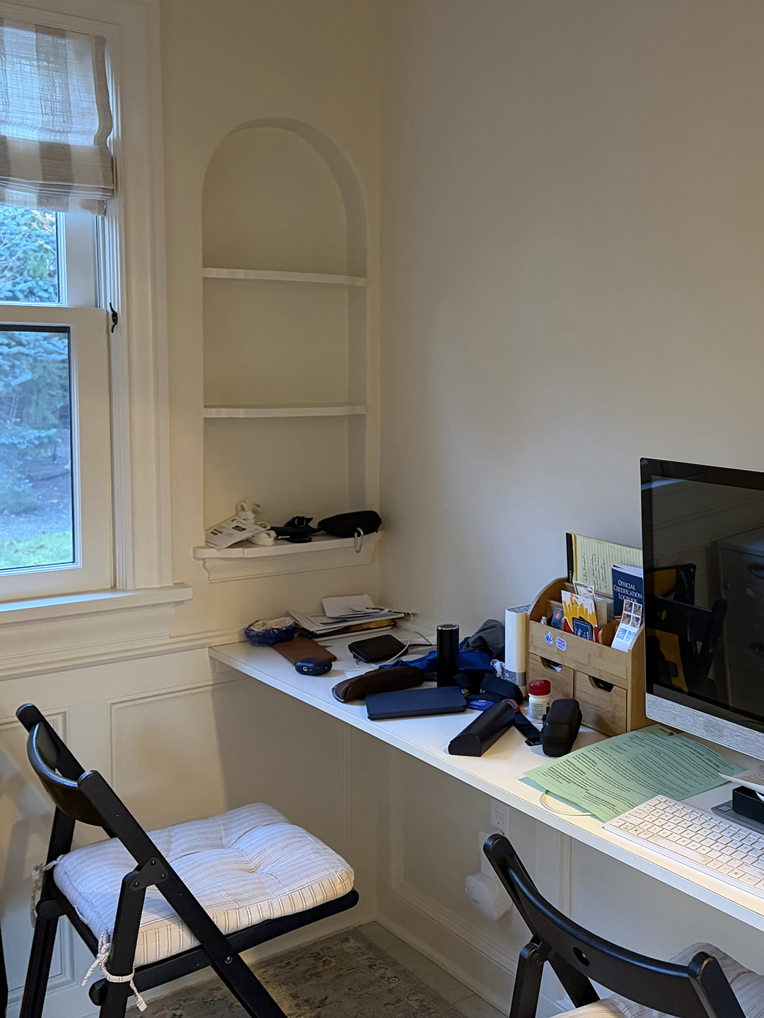 pantry desk before