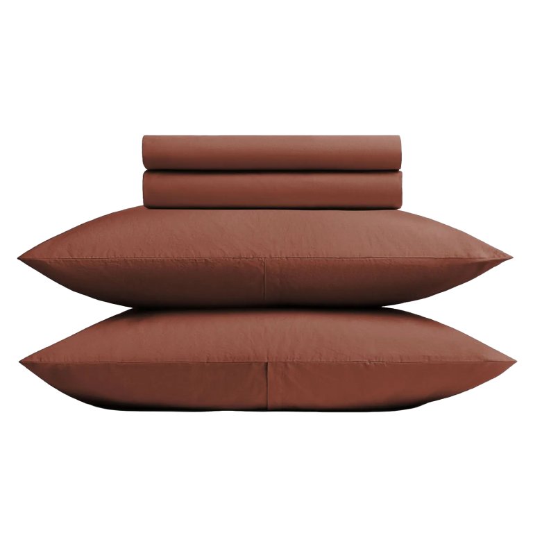 brushed cotton sheet set