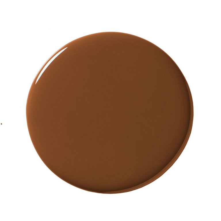 brown paint blob