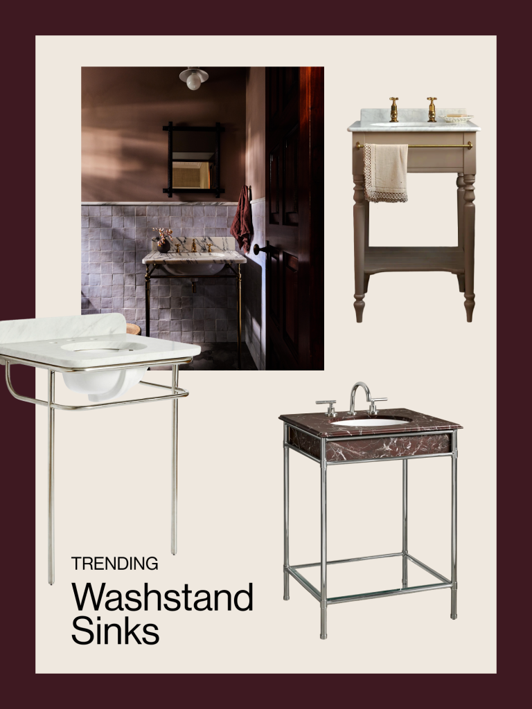 washstand sinks collage