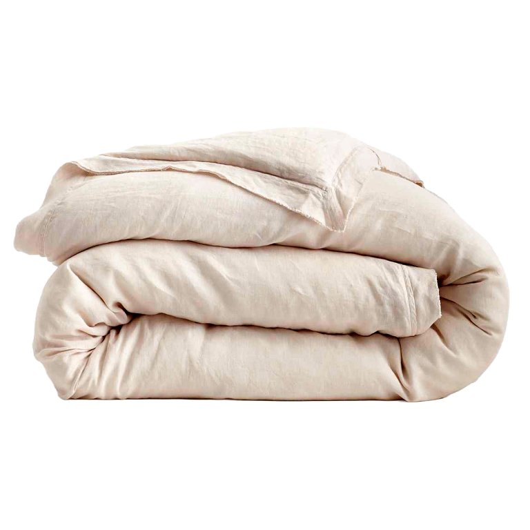 cream duvet