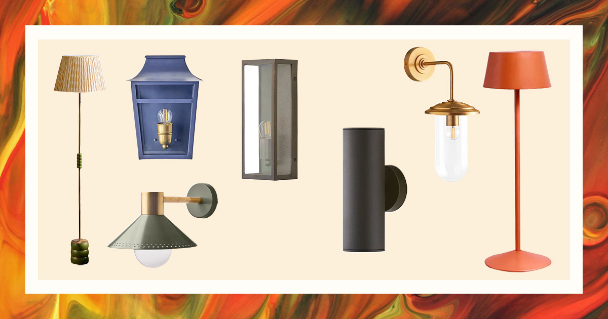 This Petite Porch-Friendly Lamp Is Usually $120—Right Now It's a Mere ...