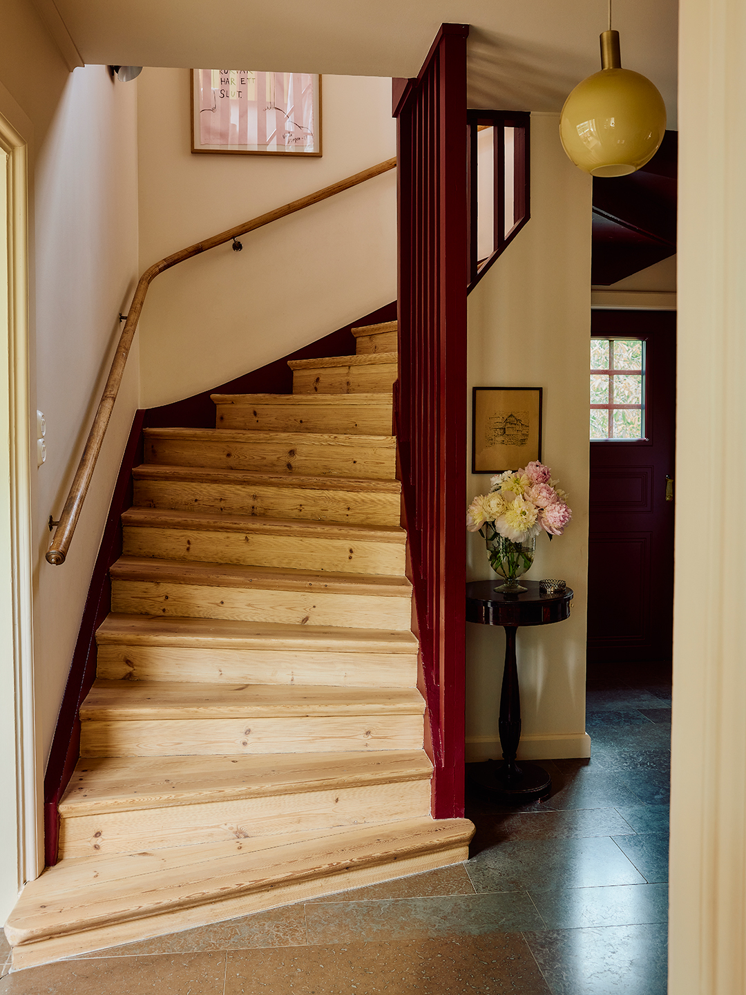 old wooden staircase