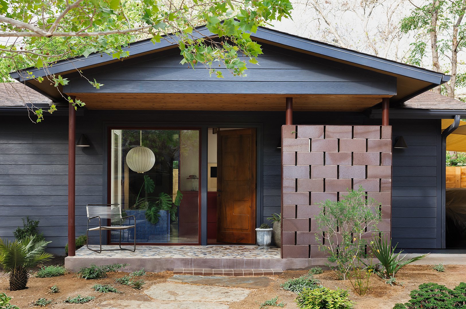 modern black exterior