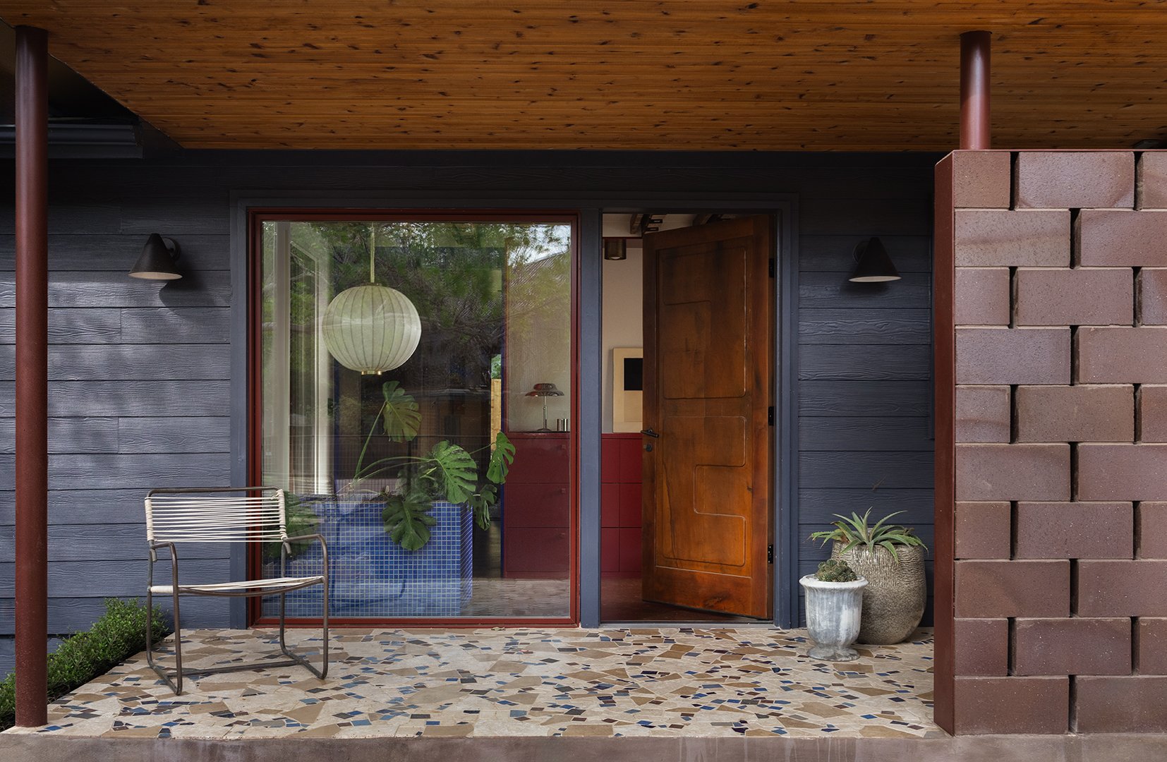 modern black exterior