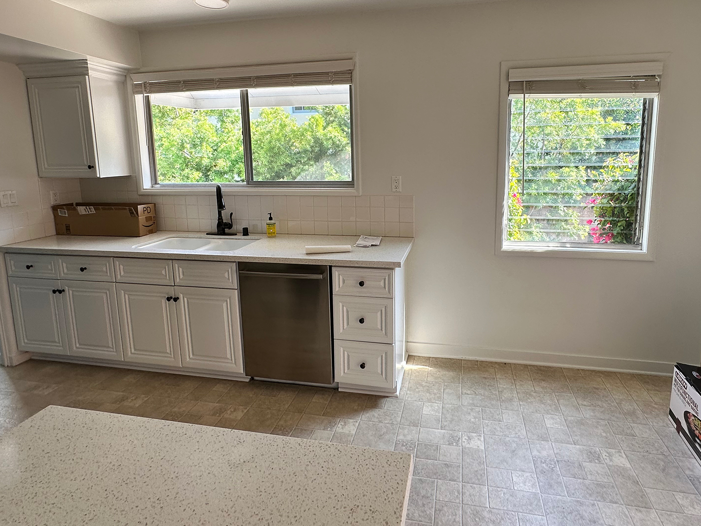 white kitchen pre-reno
