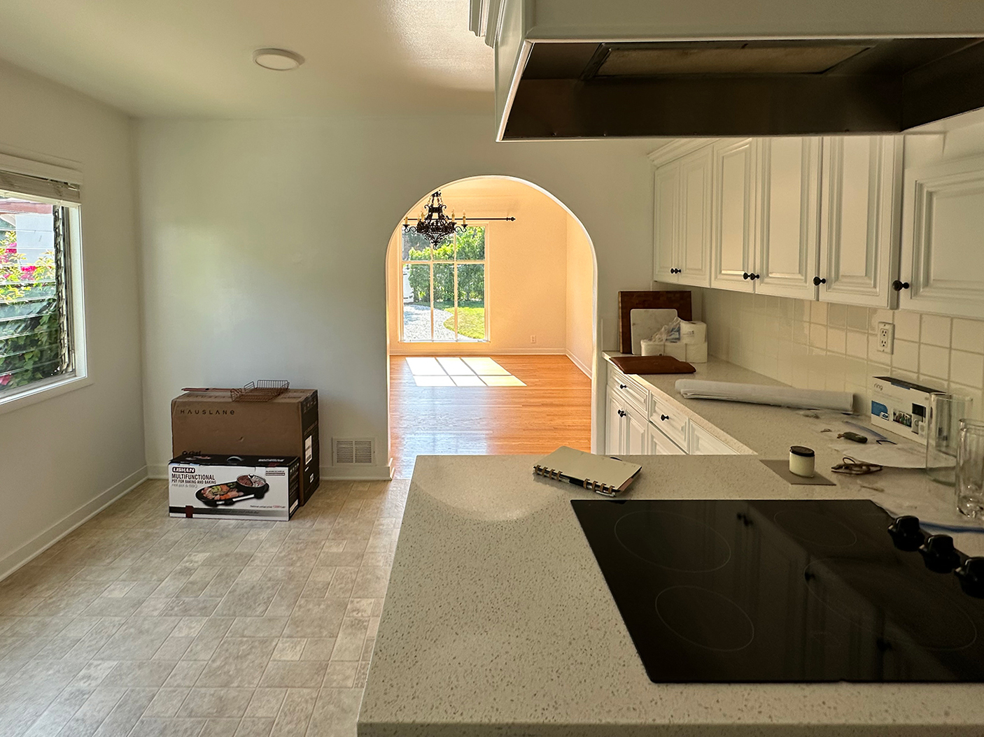 white kitchen pre-reno