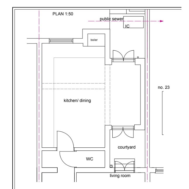 floorplan of kitchen