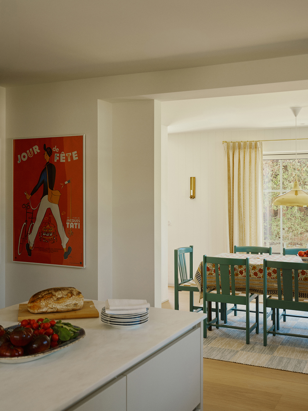 kitchen and dining room