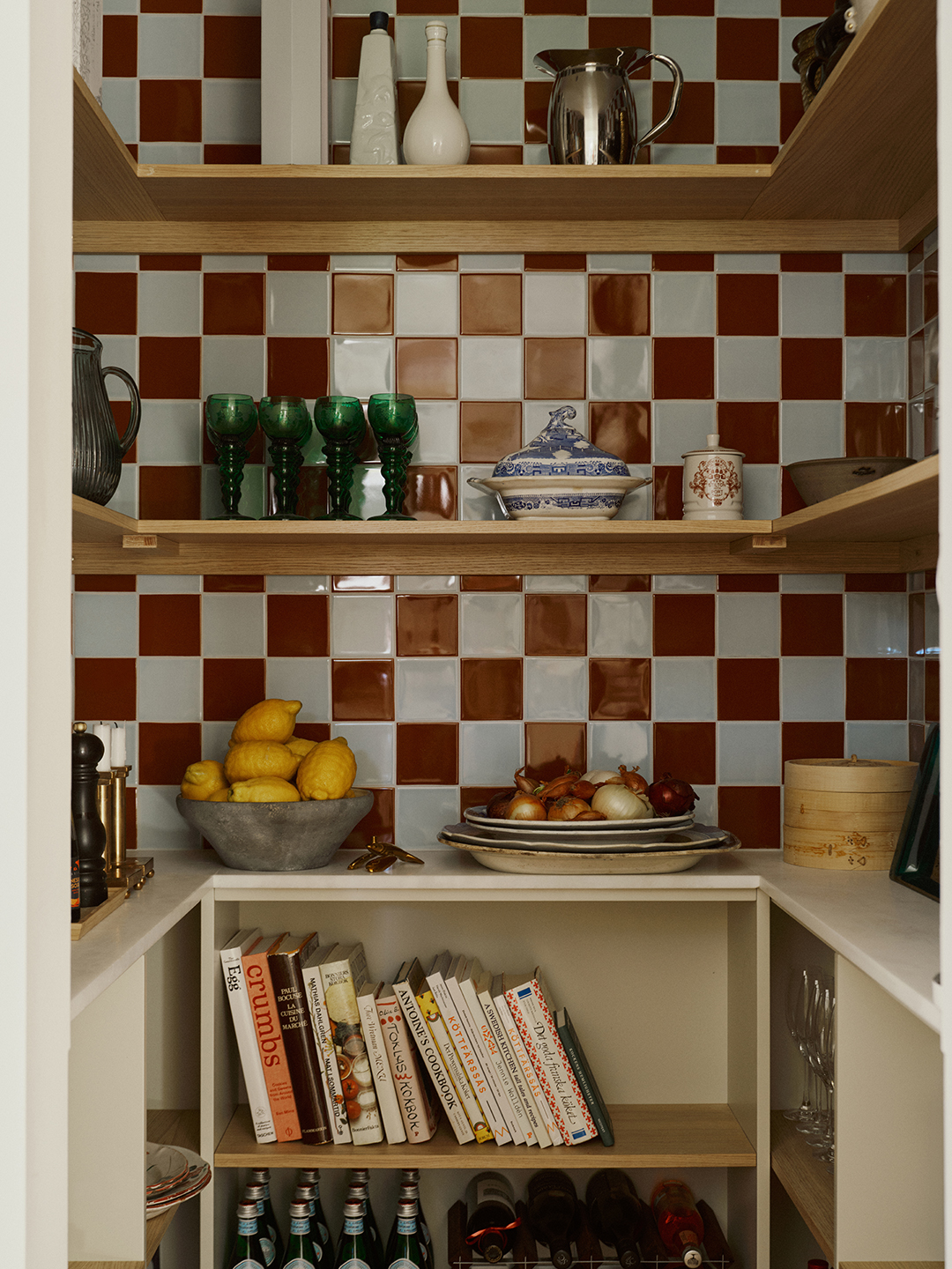 pantry with tile